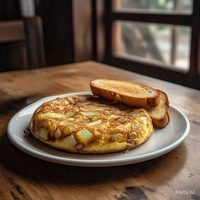 Tortilla de papas y cebolla