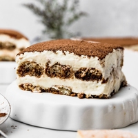 Tiramisú con queso mascarpone
