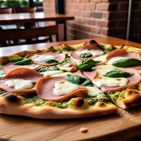 MORTADELA Y PESTO