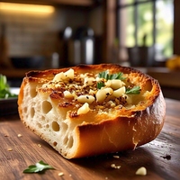 PAN DE PIZZA - AJO PICANTE
