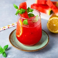 Licuado con Agua Vaso
