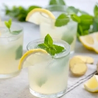 Limonada con Jengibre y Menta Vaso