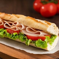 Jamón y Queso Pan Ciabatta