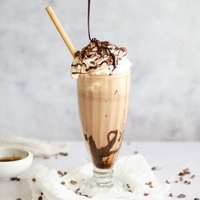 Milkshake con crema