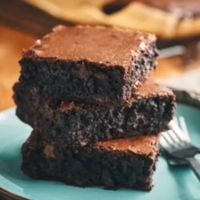 Cuadrado de Brownie con nuez