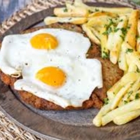 Milanesa a caballo