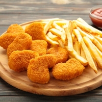 10 unidades + papas fritas